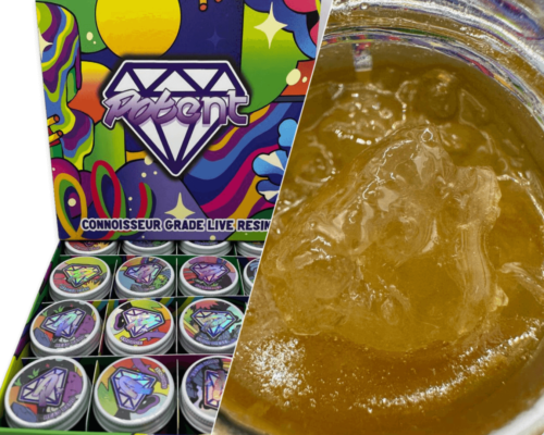 Potent Premium Live Resin HTFSE/HCFSE Diamonds in Sauce