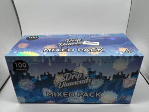 Drip Diamonds Disposable 1 Gram - 100 Mixed Pack Box